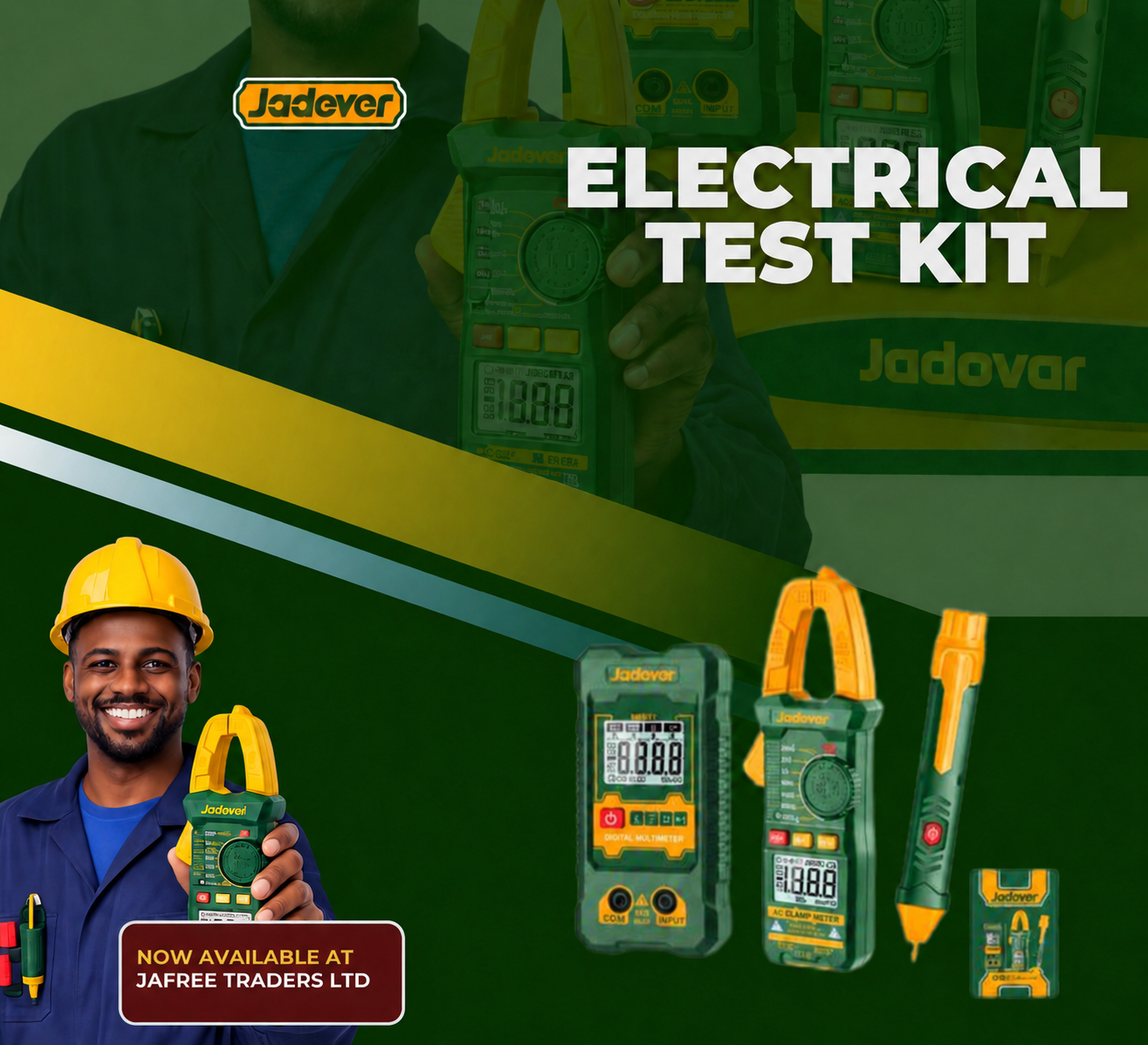 Jadever 3-Piece Electrical Test Kit