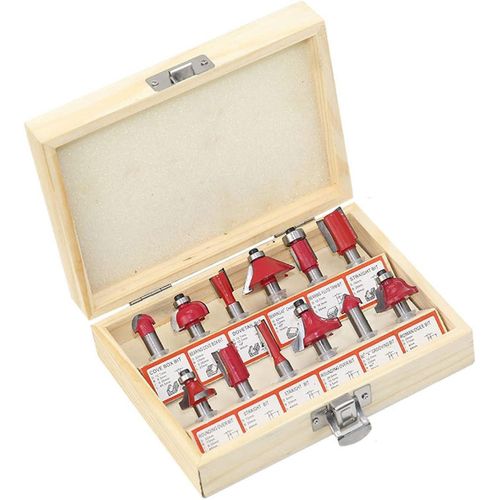 12PCS Router Bits Set – Professional Woodworking Cutter Kit