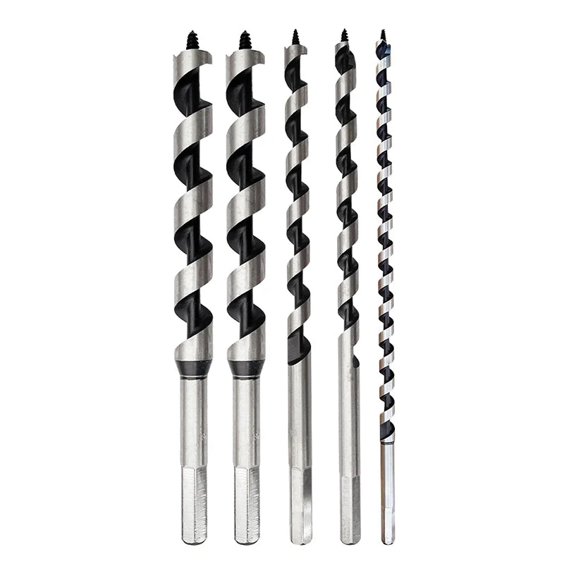 Self-Feeding Auger Drill Bit for Wood – Hex Shank
