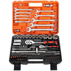 82-Piece Auto Repair Tool Set – Heavy-Duty CR-V Steel | Professional & Household Mechanics Kit