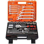 82-Piece Auto Repair Tool Set – Heavy-Duty CR-V Steel | Professional & Household Mechanics Kit