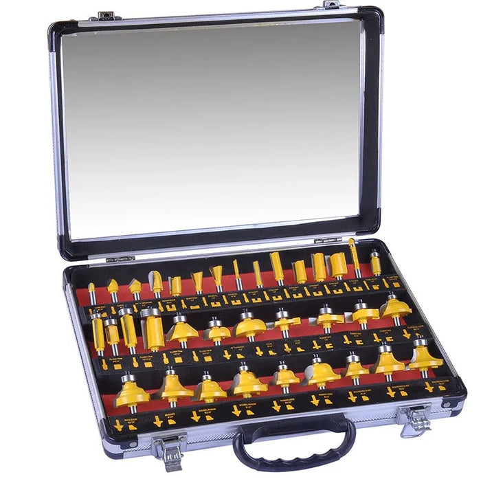 Router Bit 35-Piece Set – 8mm Shank