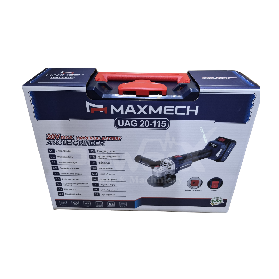 MAXMECH UAG 20-115 Cordless Angle Grinder (20V)