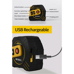 3-in-1 Multifunction Laser Tape — 40 m Laser + 5 m Tape, USB-Rechargeable