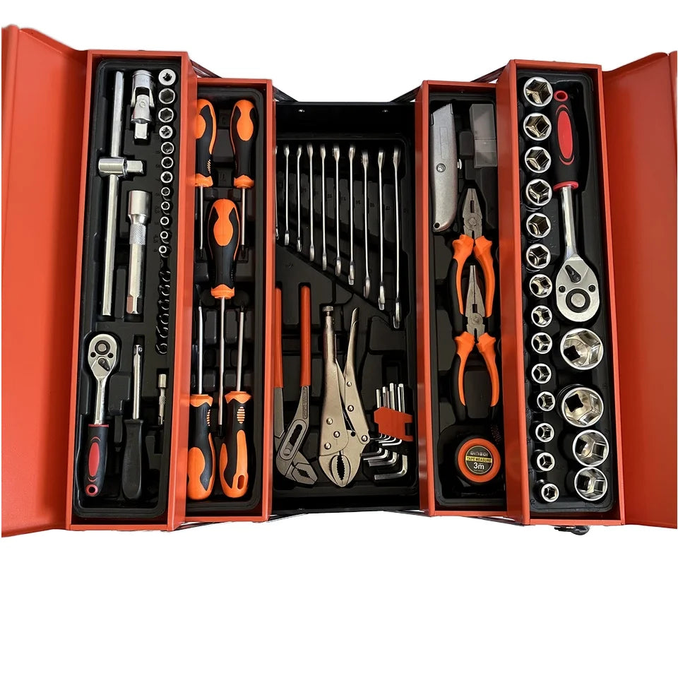 85PCS Multi-Functional Portable Toolbox Set – Car, Home & Workshop Repair Kit