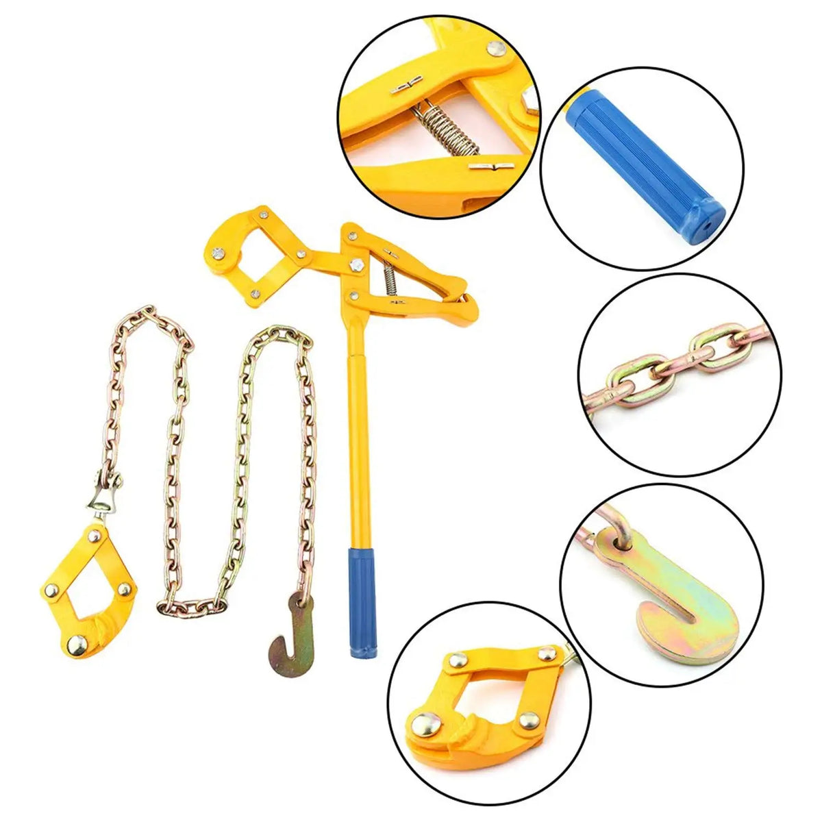 Chain Grab Wire Strainer with Handle & 120cm Chain