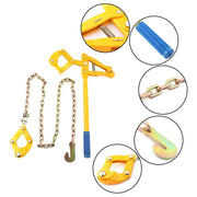 Chain Grab Wire Strainer with Handle & 120cm Chain