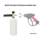 Adjustable Foam Cannon for Pressure Washer – 1/4" Quick Connect