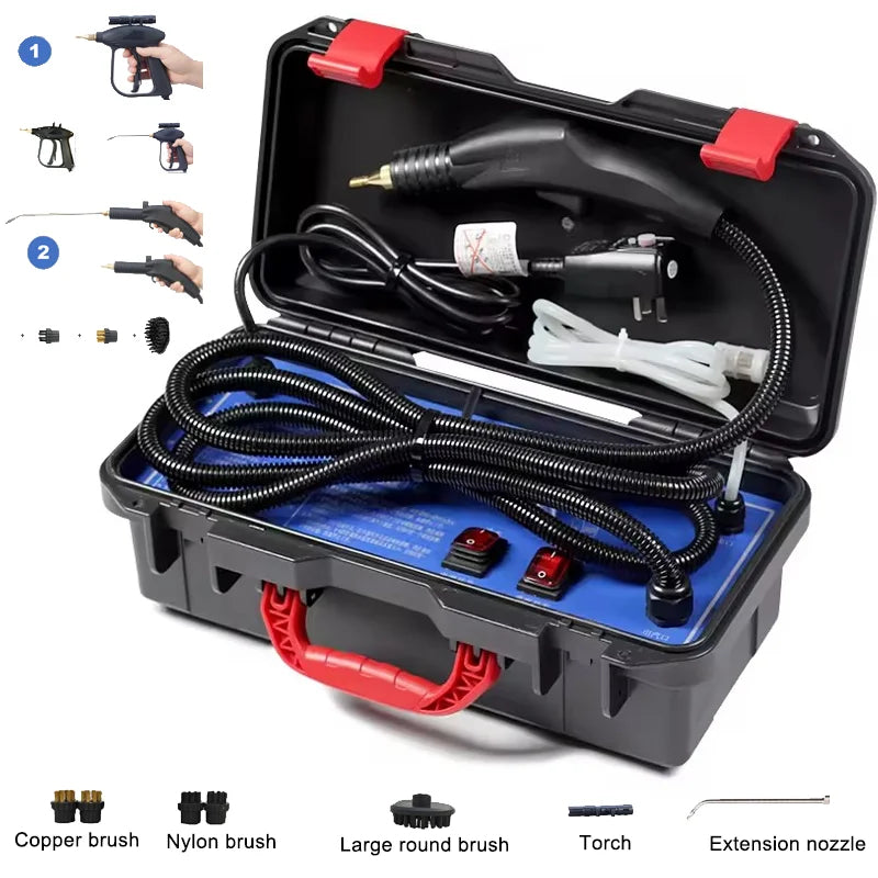 Heavy Duty Multipurpose Pressurized Handheld Portable Steam Cleaner with Jet