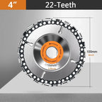 4-Inch Chainsaw Grinder Wheel for Wood Carving