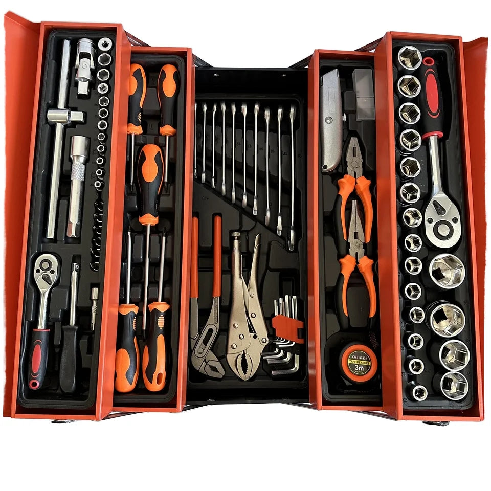 85PCS Multi-Functional Portable Toolbox Set – Car, Home & Workshop Repair Kit