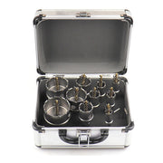 10-Piece TCT Tungsten Carbide Hole Saw Cutter Set