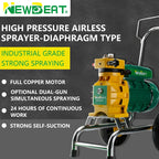 NewBeat 3000W Electric Airless Paint Sprayer Machine