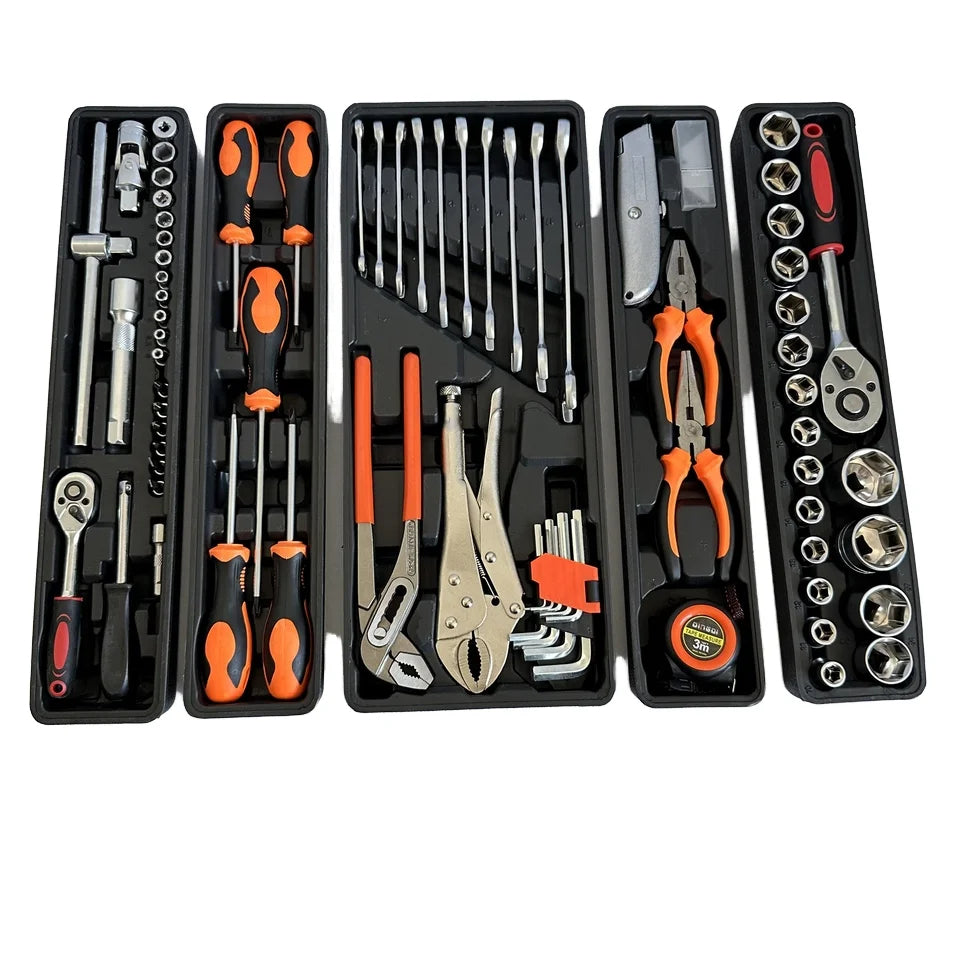 85PCS Multi-Functional Portable Toolbox Set – Car, Home & Workshop Repair Kit