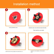 Dual-Use Multi-Function Metal Lawn Mower Blade / Trimmer Head (22cm)