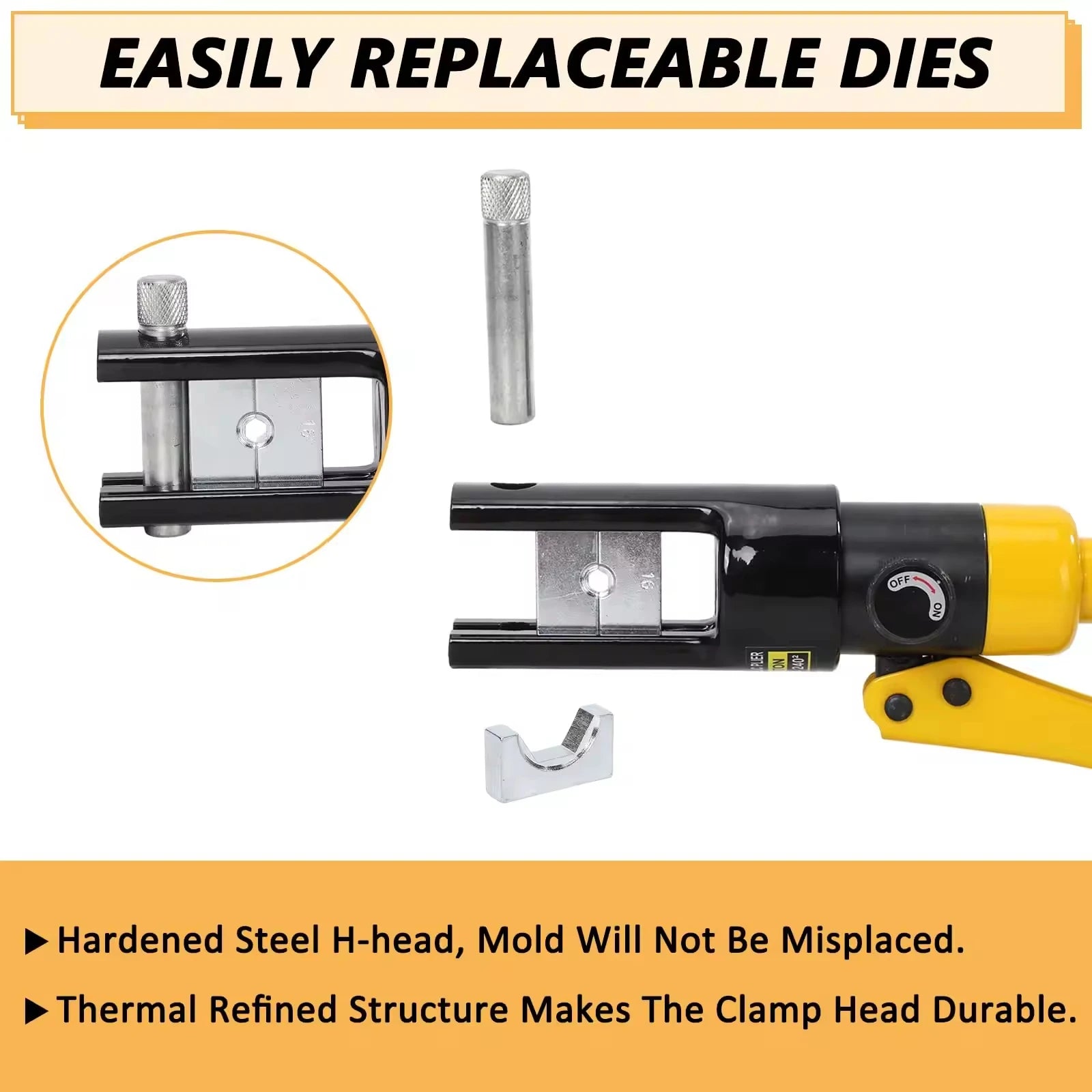 Manual Hydraulic Crimping Tool – YQK-300 (8 Ton, 16–300mm²)