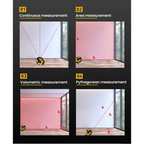 3-in-1 Multifunction Laser Tape — 40 m Laser + 5 m Tape, USB-Rechargeable