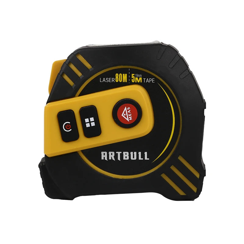 3-in-1 Multifunction Laser Tape — 40 m Laser + 5 m Tape, USB-Rechargeable