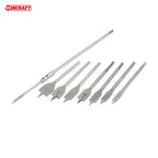 WINCRAFT 8-in-1 Spade Drill Bit Set with Extension Bar