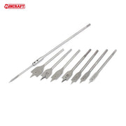 WINCRAFT 8-in-1 Spade Drill Bit Set with Extension Bar