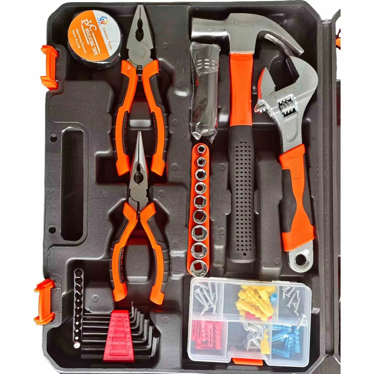 Professional 82-Piece DIY Household & Car Repair Tool Set