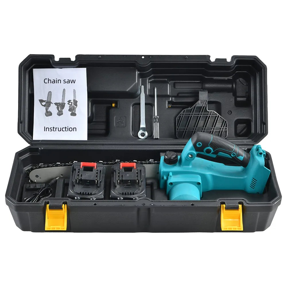 MullinSen 72V Cordless Chainsaw – Heavy-Duty Battery-Powered Cutting Saw