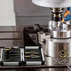 PEXMIENTAS 5PCS HSS 4241 Cobalt Step Drill Bit Set – Two-Flute, High-Speed Metal Drilling Kit