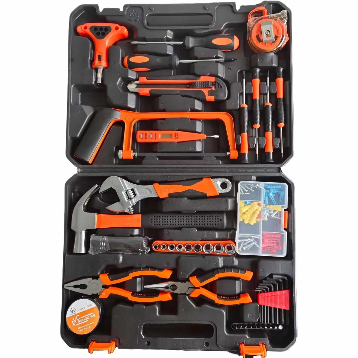Professional 82-Piece DIY Household & Car Repair Tool Set