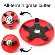 Dual-Use Multi-Function Metal Lawn Mower Blade / Trimmer Head (22cm)