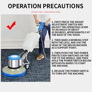 BF521 1200W Heavy Duty Floor Polisher & Tile Scrubber (17”)