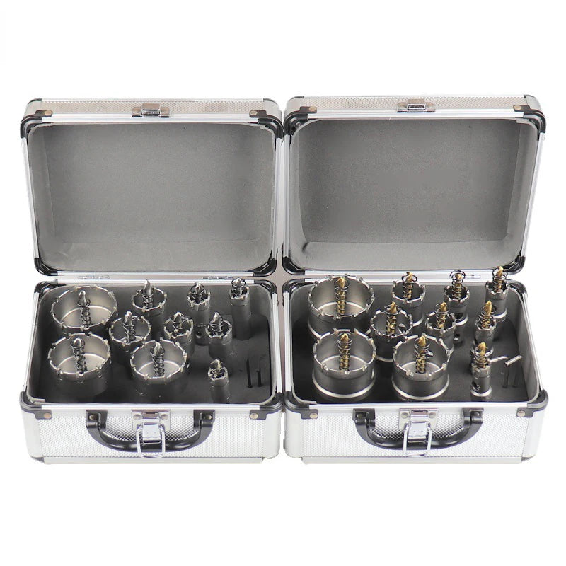 10-Piece TCT Tungsten Carbide Hole Saw Cutter Set