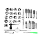 40pcs Alloy Steel Hand Tap & Die Set (M3–M12)