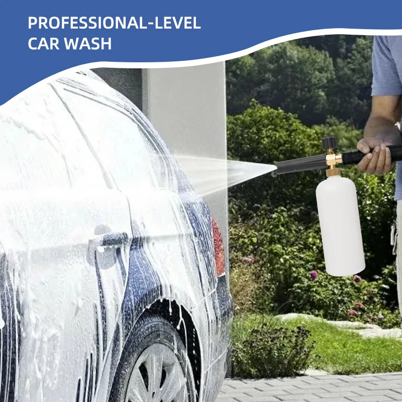 Adjustable Foam Cannon for Pressure Washer – 1/4" Quick Connect