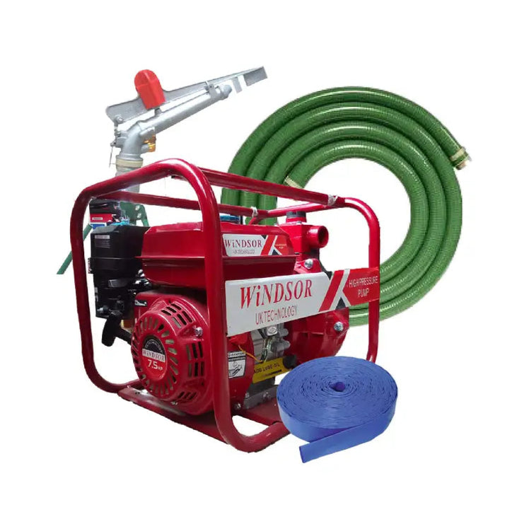 Windsor 8.5HP Petrol High-Pressure Water Pump Kit - Long-Range, Field-Ready