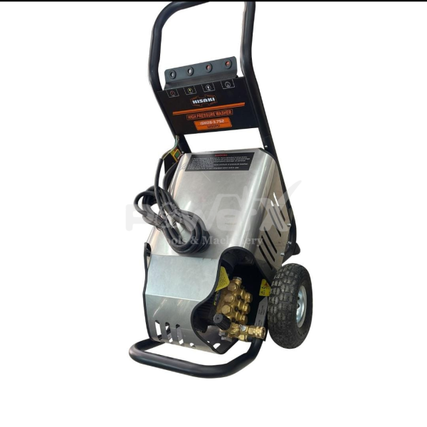 Hisaki 2700 PSI High-Pressure Car Wash Machine — Mobile, Petrol Power
