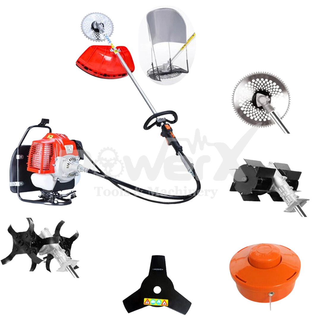 Multifunctional Weeder & Tiller Brush Cutter - Backpack, All-in-One Field Tool
