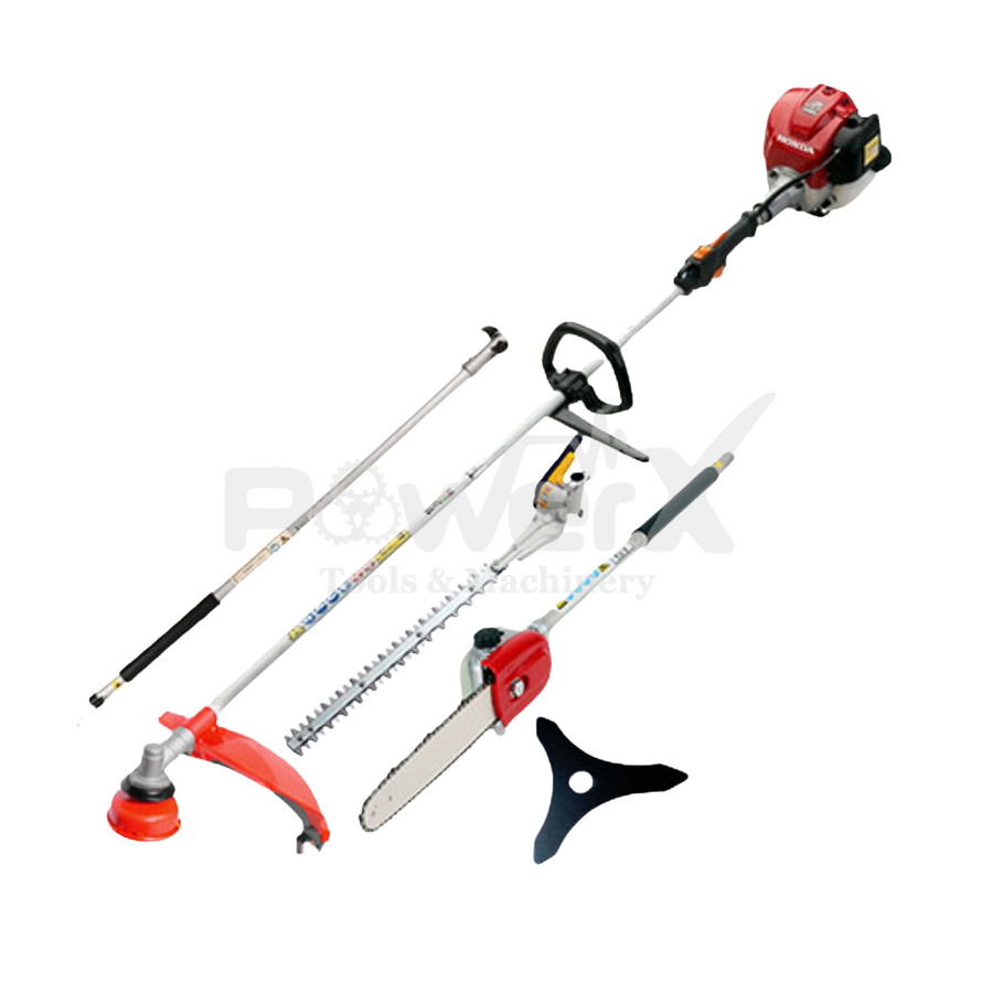 Honda 4-in-1 4-Stroke Brush Cutter - Trimmer • Blade • Hedge Trimmer • Pole Saw