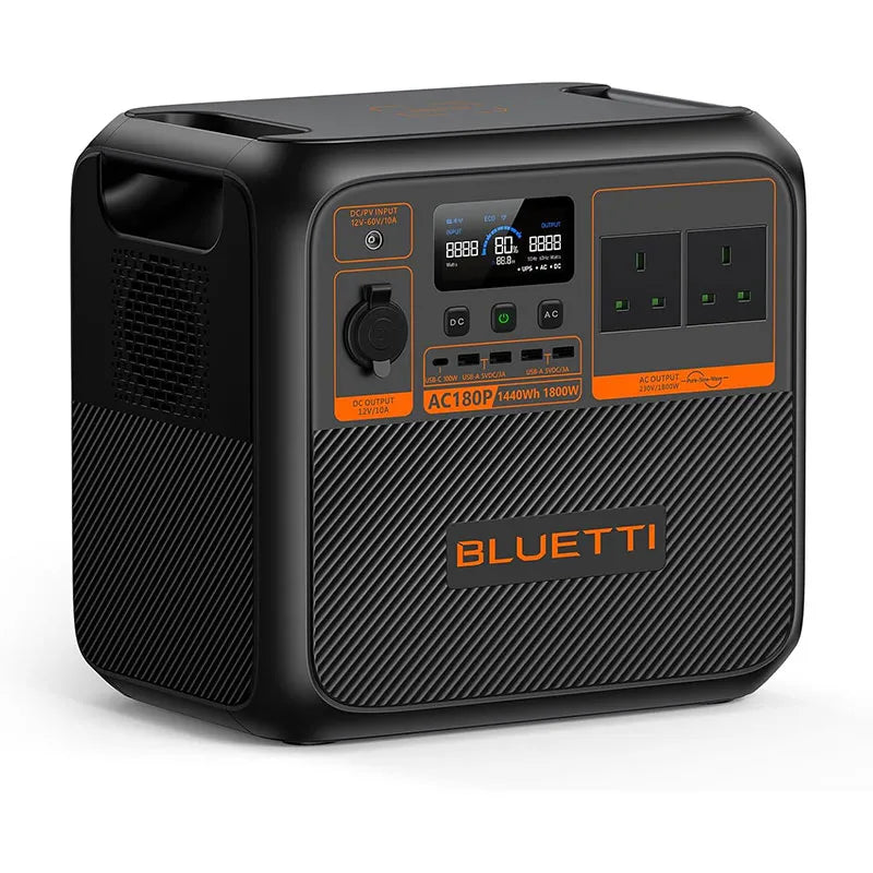 BLUETTI AC180P Portable Power Station – 1800W | 1440Wh
