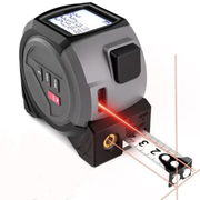 40M Digital 3-in-1 Laser Tape Measure – Big Screen, Laser Level & Distance Meter
