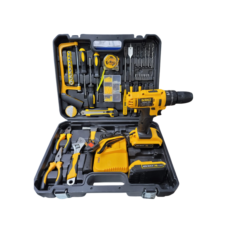 142-Piece Cordless Drill Tool Kit