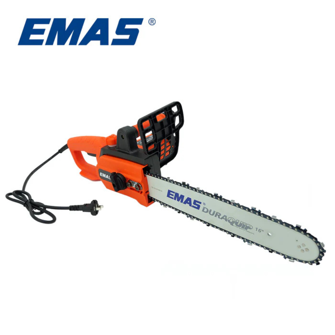 EMAS Electric Chainsaw 16″ – 220V Heavy Duty (1800–2100W)