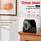 📏 40M Digital 3-in-1 Laser Tape Measure – Big Screen, Laser Level & Distance Meter