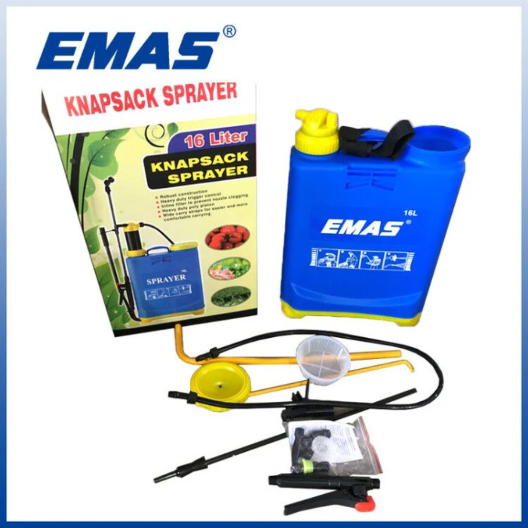 EMAS 16L Knapsack Sprayer – Durable Manual Agricultural Sprayer