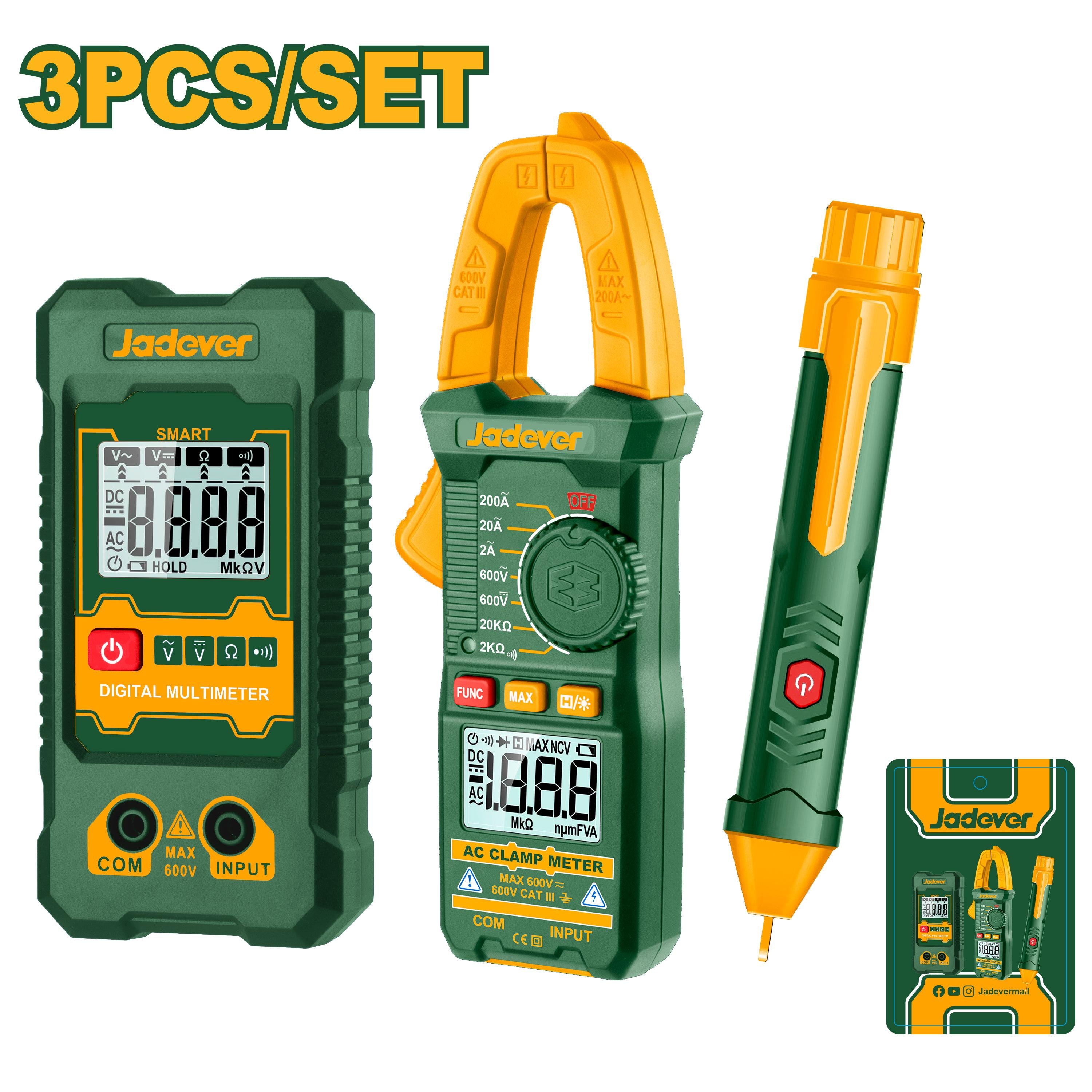 Jadever Electrical Test Kit 3 Pcs Set