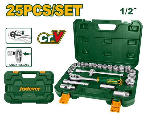 Jadever 25 Pcs 1/2″ Socket Set