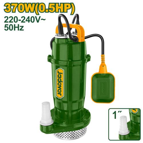 Jadever 370W (0.5HP) Submersible Water Pump – 16M Head (1” Outlet)