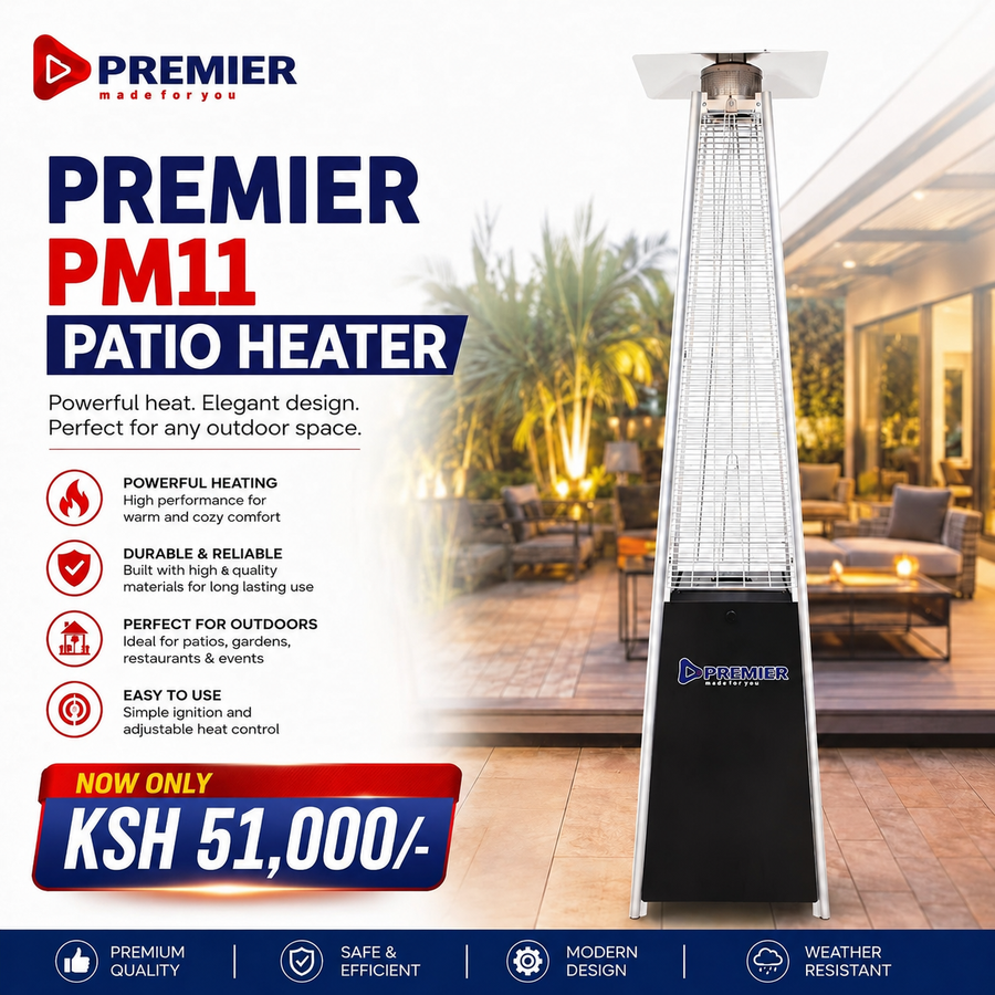 Premier PM11 Patio Heater – Outdoor Gas Heater