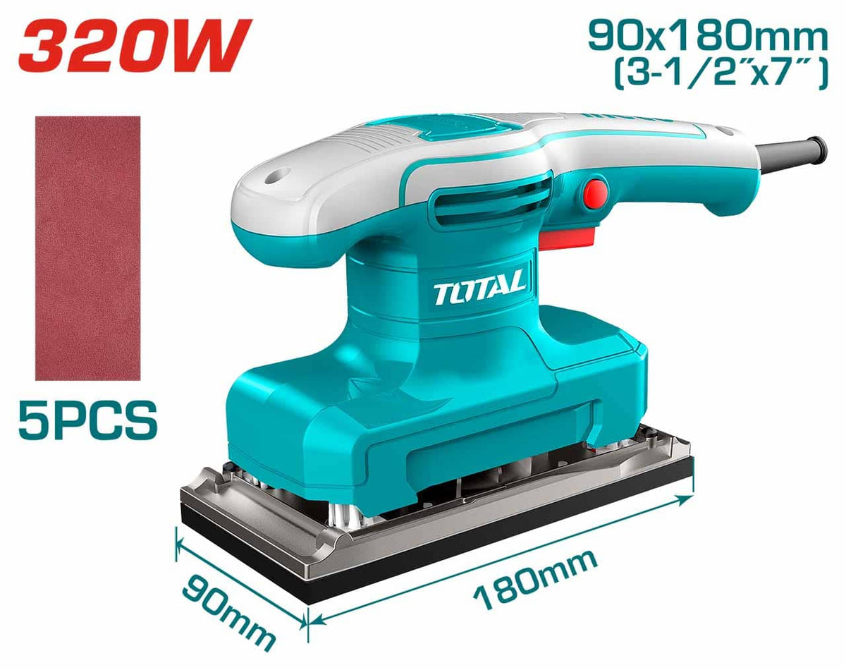 TOTAL TF1301836 320W Finishing Sander