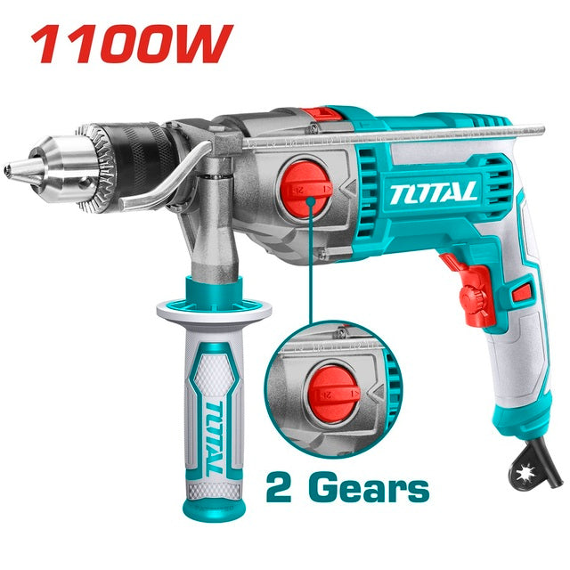 Total 1100W 16mm Electric Impact Drill