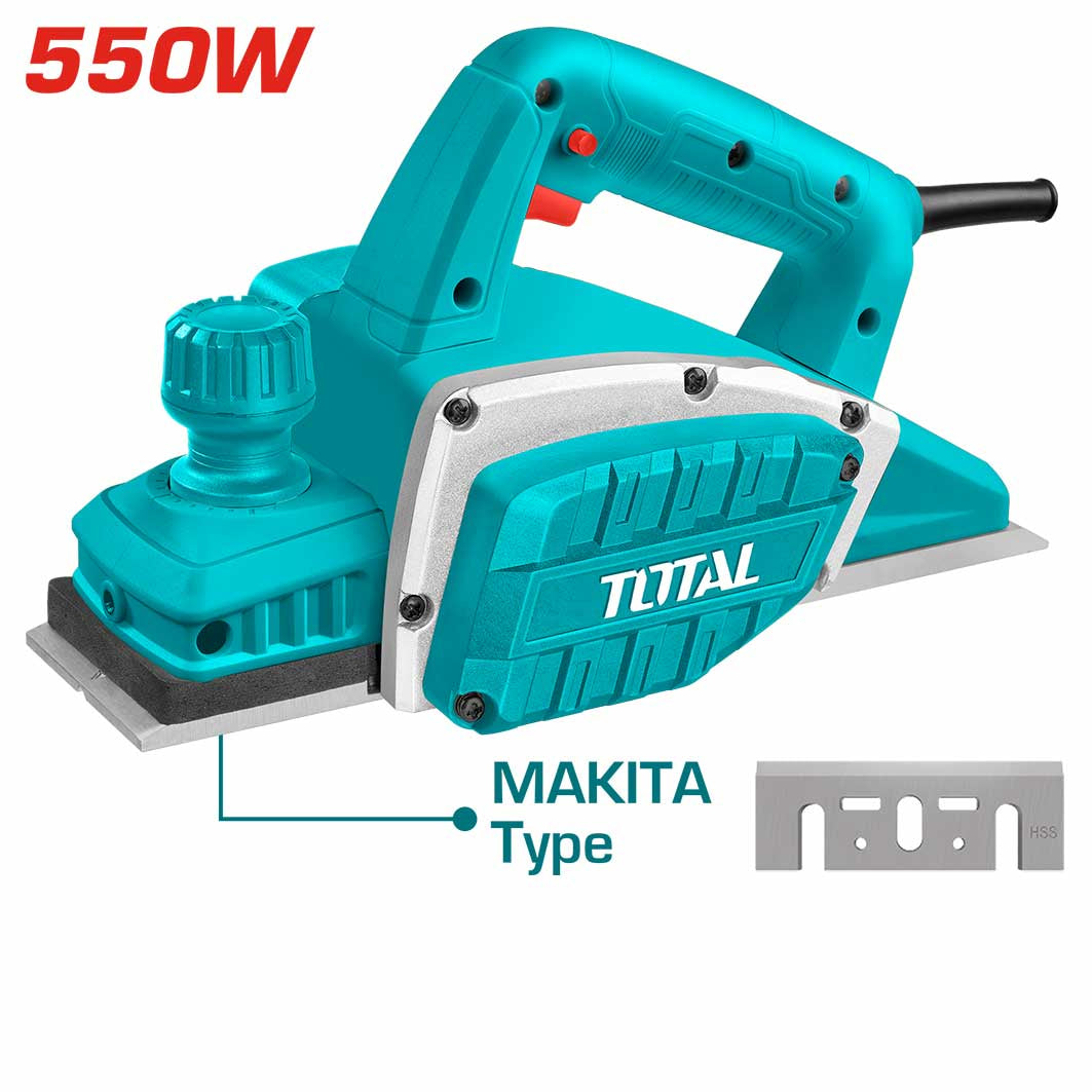 TOTAL TL5508216 550W Electric Wood Planer